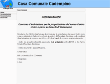 Tablet Screenshot of casacomunale.cadempino.ch